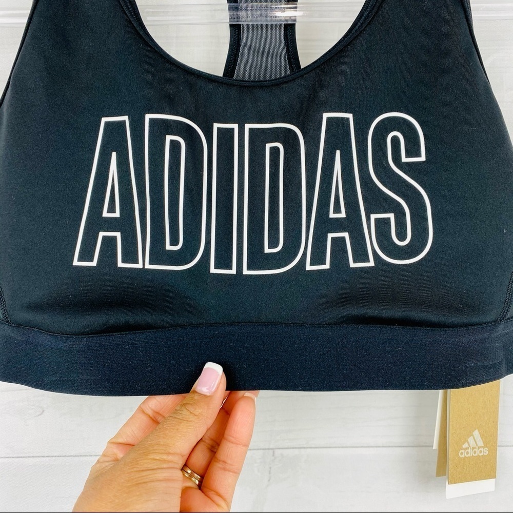 Adidas | Women’s Black Sports Bra - Picture 5 of 7